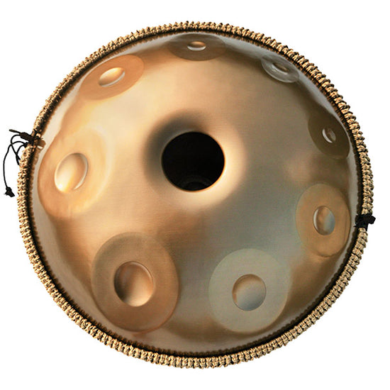 Handpan for sale, hang drum for sale, d minor 17 note, gold